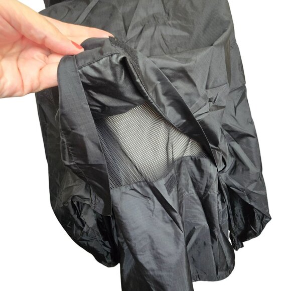 Eddie Bauer Ebtek Mens Black Waterproof Hooded Jacket Nylon Shell XXL CM2017 - Picture 8 of 9